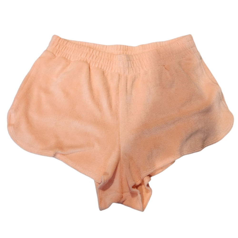 Victoria's Secret On Point Terry Cloth Shorts Color Peach